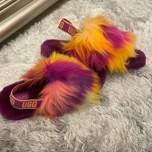 Fluffy ugg slippers